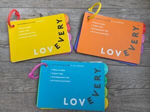 Lot of 3 Lovevery Play Guides - The Charmer, The Babbler, The Realist